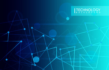 Poster - Digital Internet Network Abstract Modern Technology Background