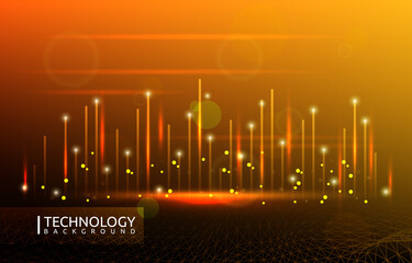 Poster - Digital Energy Abstract Modern Technology Concept Background