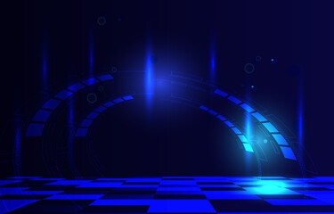 Poster - Digital Energy Abstract Modern Technology Concept Background
