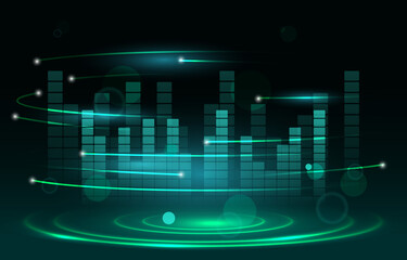 Poster - Digital Energy Abstract Modern Technology Concept Background