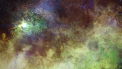 Wall Mural - 4k gas clusters space nebula