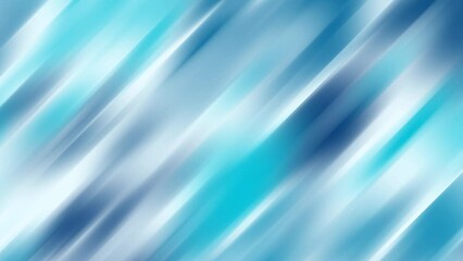 Poster - Abstract blue gradient animated background. Pattern movement of chaotic  lines, stripes. Rays of light. Sea surface. Screensaver for business, art, technology, science, presentations, logo. 4k