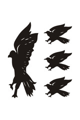 Sticker - crow logo