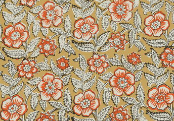 ajrakh pattern and block print and batik print background digital printing textile pattern