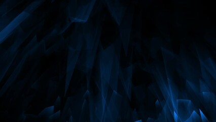 Wall Mural - Mirror background animation, Futuristic mysterious flowing digital particles wave de-focus virtual reality abstract cyber space environment background.
