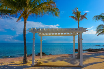 Wall Mural - A view of Cococay island at Caribbean sea