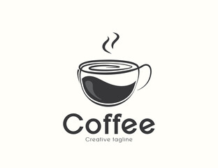 Wall Mural - Coffee logo design