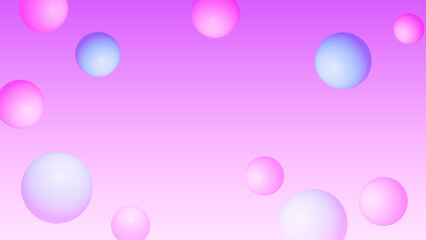 Wall Mural - abstract ball color gradient background