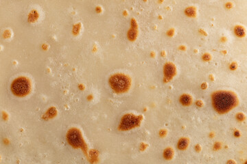 Poster - Pan fried pancake as a background.