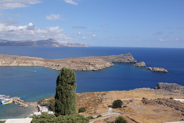 Poster - Meer bei Lindos auf Rhodos