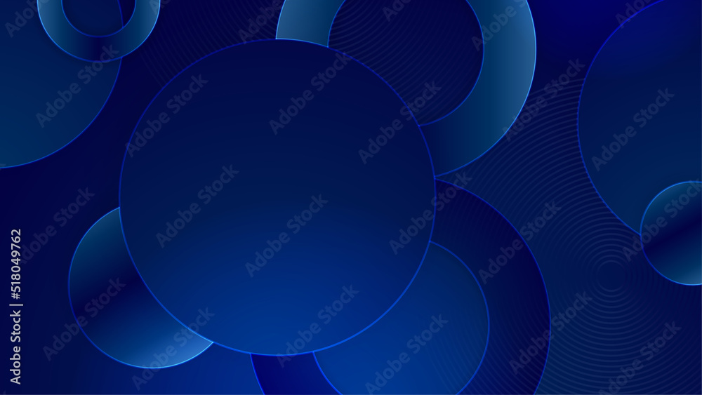 Dark blue abstract background. Vector illustration for presentation design. Can be used for business, corporate, institution, party, festive, seminar, talk, flyer, texture, wallpaper, and pattern.