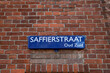 © Robertvt - Street Sign Saffierstraat At Amsterdam The Netherlands 14-7-2022