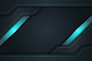 Wall Mural - Modern Technology Light Blue Premium Background with Glow Line