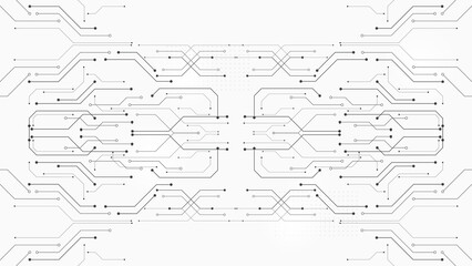 Abstract technology background, Illustration, Hi-tech communication concept innovation background, science and technology digital background