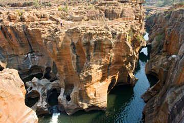 Wall Mural - Bourke's Luck Potholes, Blyde River Canyon in South-Africa.