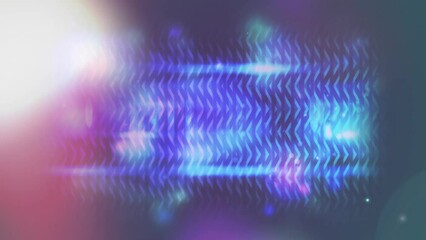 Poster - Animation of data processing and glowing network of connections