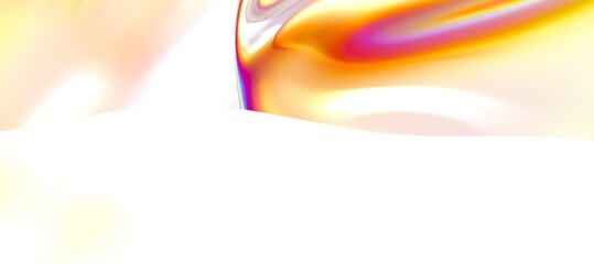 Poster - Abstract line fluid colors backgrounds. Trendy Vibrant Fluid Colors. 3d render