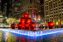 christmas tree in the city NY