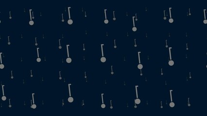 Poster - gyroscooters float horizontally from left to right. parallax fly effect. floating symbols are locate