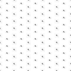 Poster - Square seamless background pattern from black zoom in symbols. The pattern is evenly filled. Vector illustration on white background