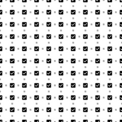 Poster - square seamless background pattern from geometric shapes are different sizes and opacity. the patter