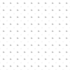 Poster - Square seamless background pattern from geometric shapes are different sizes and opacity. The pattern is evenly filled with small black tachometer symbols. Vector illustration on white background