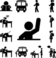 Poster - answer icon in a collection with other items