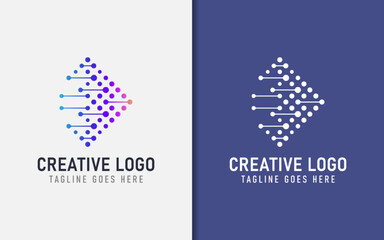 Poster - Creative Logo Design Based Arrow Shape. Usable For Brand and Company, Vector Logo illustration.