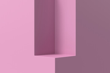 Wall Mural - 3d product display. 3d rendering.