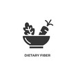 dietary fiber vector icon. filled flat sign for mobile concept and web design. Symbol, logo illustration. Vector graphics