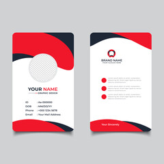 Wall Mural - modern and clean business id card template