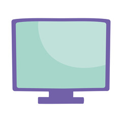 Poster - computer monitor icon