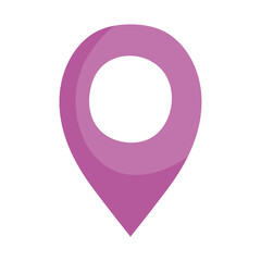 Poster - purple location pin