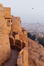 Sunset Over The City Of Jaisalmer, From The 800  Year Old Fort