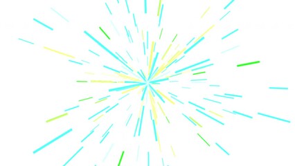 Wall Mural - abstract spinning rays around one central point. motion. abstract carousel of bright short segments 
