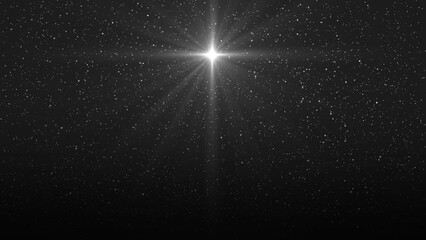 Wall Mural - christmas star of the nativity of bethlehem, nativity of jesus christ. background of the beautiful d
