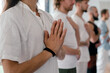 © Lucas Ottone/Stocksy - Men's circle group therapy