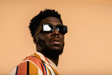 Black Man With Sunglasses Summer Portrait