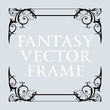 Black graphic fantasy frame