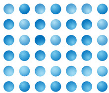 Pattern Of Blue Balls