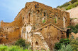 Old mine ruins in the area between Masua and Nebida on Sardinia island
