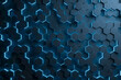 Digital hexagon abstract background