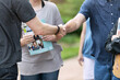 © Sean Locke/Stocksy - Tour: Parent Of Student Shakes Hand With Guide