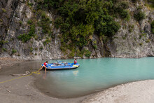 Raft, River And Kids, New Zealand.