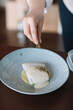 © Alberto Bogo/Stocksy - Fish Fillet With Vegetable Cream