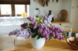 © Vradiy Art/Stocksy - Big  fresh bouquet of lilac at home