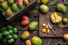 Stilllife With Mango Varieties