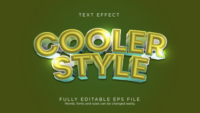 cooler style text effect font type