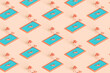 © Giada Canu/Stocksy - summer pattern. swimming pools