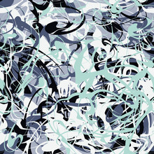 Seamless Abstract Marble Pattern. Vector Illustration. Liquid Paint On Water. Aqua Ink Painting On Water